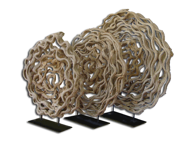natural decor made from recycled vines