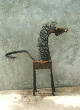 chin hand made wood animals