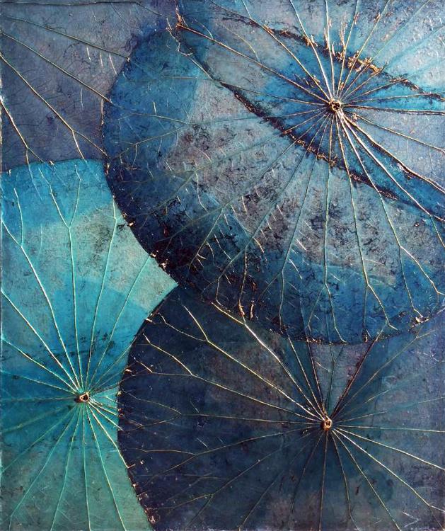 lotus leaf wall hanging