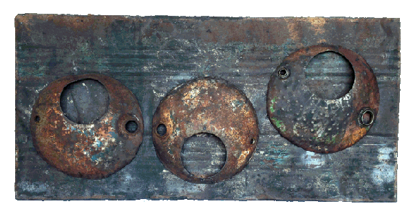 recycled metal wall art