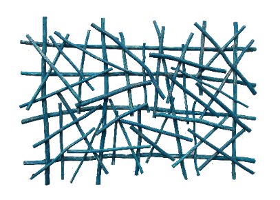 stick wall art made with reclaimed tropical wood