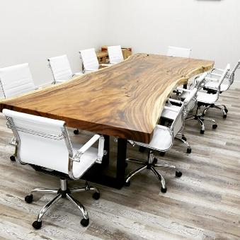 live edge conference table